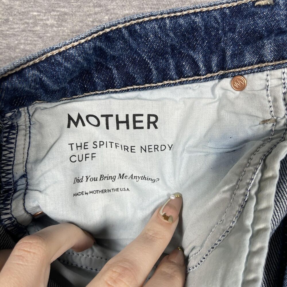 MOTHER The Spitfire Nerdy Cuff in Did You Bring Me Anything? - Picture 9 of 13